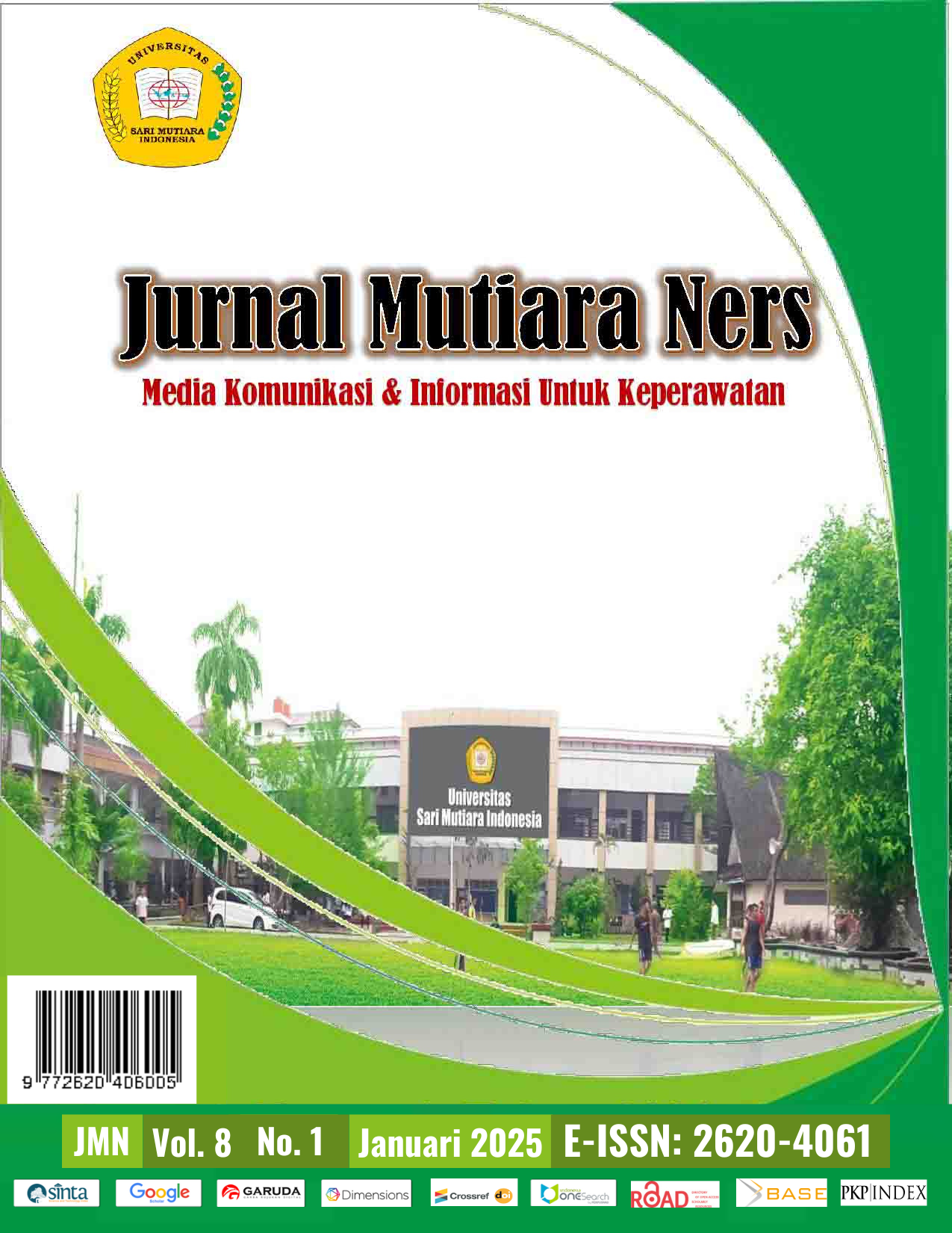 					View Vol. 8 No. 1 (2025): Jurnal Mutiara Ners
				