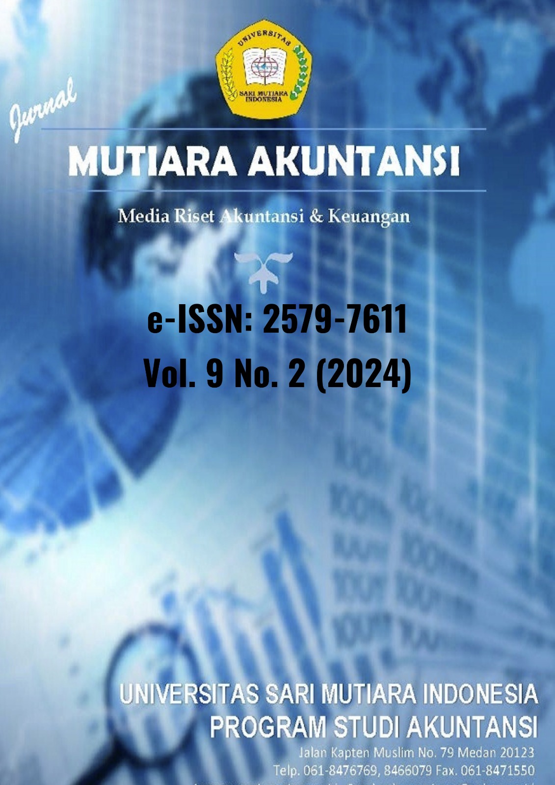 					View Vol. 9 No. 2 (2024): Jurnal Mutiara Akuntansi
				